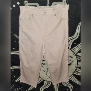 Gloria Vanderbilt Light Pink Straight-Leg Jeans